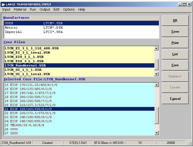 ScreenCoreSelection